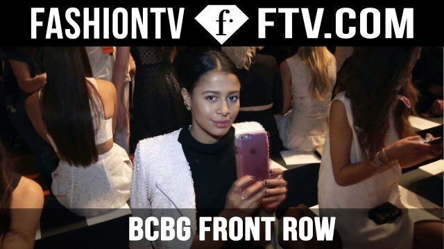'Front Row at BCBGMAXAZRIA Spring/Summer 2016 | New York Fashion Week | FTV.com'