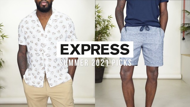 'Express Clothing & Accessories Summer Haul | Men\'s Fashion'