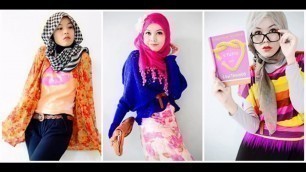 'Fashion hijabers remaja masa kini terbaru cantik modis elegan'