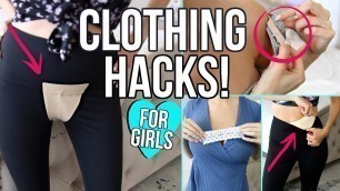 '17 CLOTHING LIFE HACKS EVERY GIRL MUST KNOW!'
