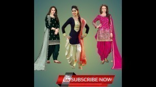 new fashion designer Youtube Channel 2020 new panjabi sutt salwar girl and woman