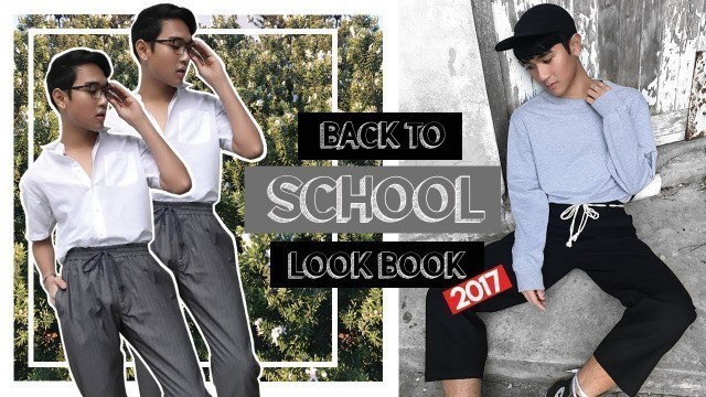 'BACK TO SCHOOL Lookbook 2017-2018 || Men\'s Fashion'