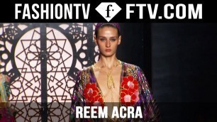 'Reem Acra Spring/Summer 2016 Runway Show | New York Fashion Week NYFW | FTV.com'