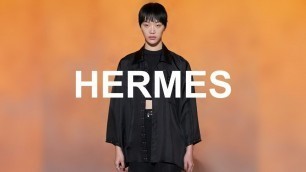 'Hermes Spring-Summer 2022 Women\'s Fashion Show (Sora Choi, Barbara Valente...)'