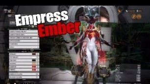 'Warframe fashion frame (Empress Ember fashion + extra)'