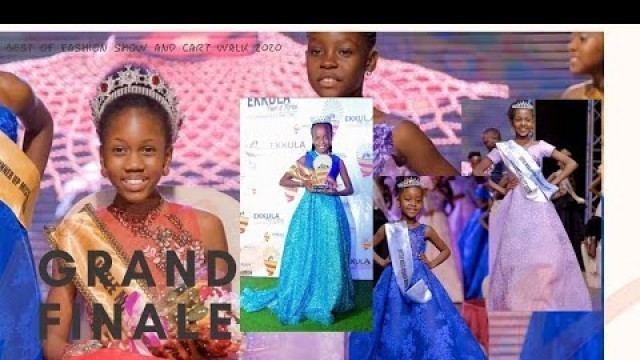 '2020 BEST FASHION SHOW CASE AT LITTLE MISS AFRICA.......ABAANA BAYAMBADE CLASS'
