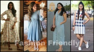 'Casual summer outfit ideas for girls 2019 / cotton dresses for girls - Fashion Friendly'