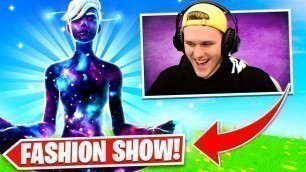 'STREAM SNIPING FASHION SHOWS with the GALAXY SCOUT SKIN (RAREST SKIN)'