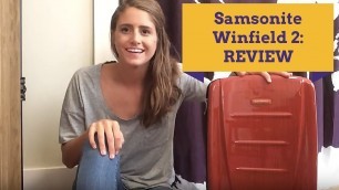 'Samsonite Winfield 2 Fashion 20\" Spinner Review'