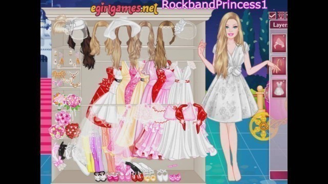 'Barbie Wedding Dress Up Games'