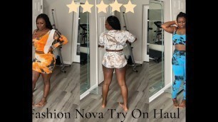'Fashion Nova Try On Haul | Fashion Nova Sets | Life With Ta'