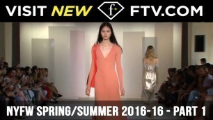 'New York Fashion Week 2016-17 Part 1 | FTV.com'
