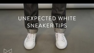 '3 Unexpected Ways To Wear White Sneakers'