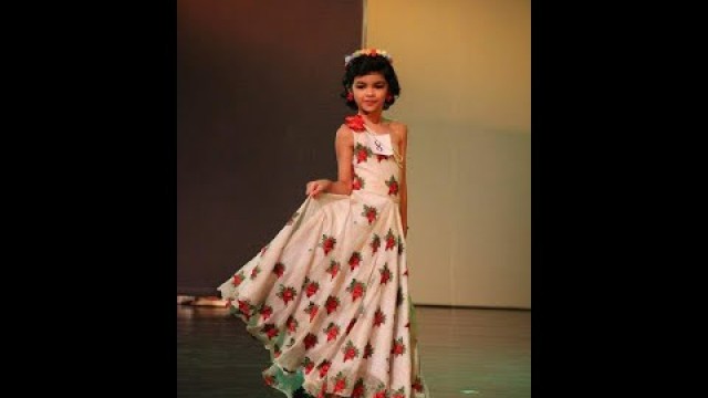 'Kids Fashion Show At MGM-FD Aurangabad-2018 | One Shoulder Long Frock | Designed By Aksheeta Fashion'