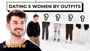 'Blind Dating 5 Girls Based On Their Outfits | Versus 1'