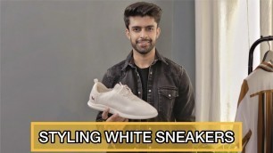 '3 WAYS TO STYLE  WHITE SNEAKERS | Neeman\'s ReLive Knits'