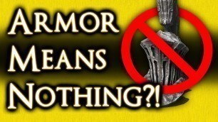 'DARK SOULS 3 - WHY ARMOR MEANS NOTHING (almost) AND HOW DEFENSE *REALLY* WORKS!'
