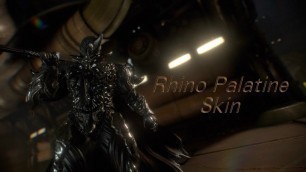 'Warframe Fashion frame Rhino Palatine skin'