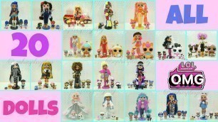 'LOL Surprise OMG Dolls Complete Set With Families Series 1-2 Winter Disco Lights Amazing Surprise'