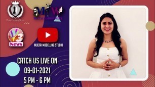 'MULTAI FASHION WEEK LIVE IN V3 NEWS 9 01 2021 SATAURDAY||MULTAI MODELING STUDIO||V3 NEWS'
