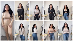 'fashionnova try on haul|Body reveal 1 month post op'