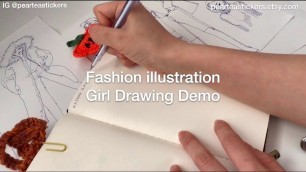 'Draw with Me! Fashion Illustration with Watercolor'