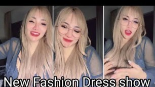 'Malaysia Fashion Beauty Sarrah || Heart Dress Style Mek Sarrah Fashion show'