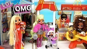'LOL Doll Family Summer Morning Routine - Shopping with LOL OMG Dolls'