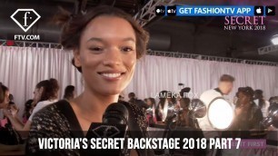 'Lameka Fox Backstage Victoria\'s Secret Fashion Show 2018 | FashionTV | FTV'