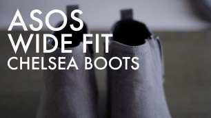 'MEN\'S BOOTS | ASOS WIDE FIT CHELSEA BOOTS | MENSWEAR | MEN\'S FASHION'