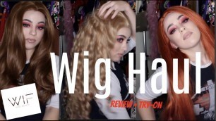 'WIG IS FASHION Wig Haul + Review  | How To Put Them On Step-By-Step'