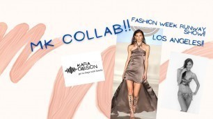 'I walked for MK Collab SS16 All Aboard Fashion Show LAFW!!'