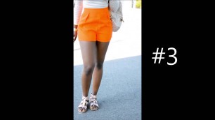 'How to: style dress shorts/crop tops/nude pumps/spring fashion/summer fashion'