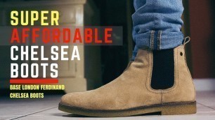'Super Affordable Chelsea Boots | Base London Ferdinand Chelsea Boots'