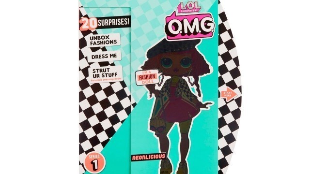 'LOL Surprise OMG Fashion Doll Neonlicious Unboxing Toy Review'