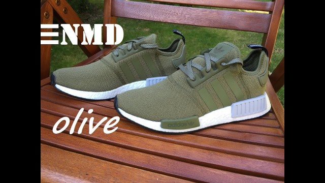 NEW Adidas NMD R1 Olive Green - Unboxing & On Feet HD