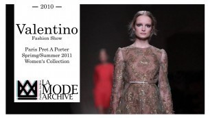 'Valentino Fashion Show at Paris Pret a Porter - Spring/Summer 2011 Collection.'