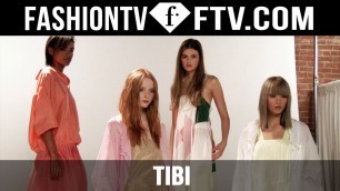 'Hairstyle at Tibi Spring 2016 New York Fashion Week | NYFW | FTV.com'