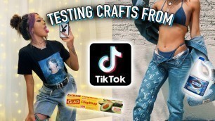 'I Tested VIRAL TikTok DIY Crafts and Fashion Hacks!'