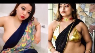 'Saree Fashion | Saree Sundori | Hot Models | Instagram Hot Saree Photoshoot | Saree o Naree IPart-20'