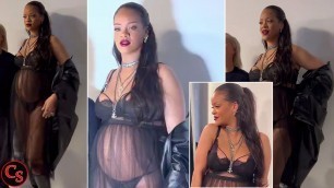 'Rihanna\'s Dior Paris Fashion Week NEW Elegant Look (Video) 2022'