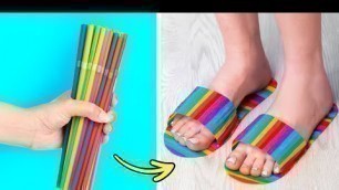 'DIY RAINBOW FLIP FLOPS | Cheap Yet Impressive Clothes, Shoes, Accessories And Fashion Tips'