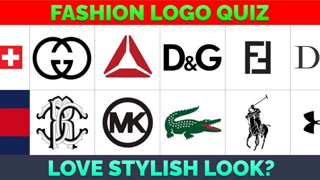 'Guess the Fashion Brands in Logo Quiz | 20 Questions with Answers'