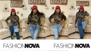 'Mini Fashion Nova Jean Try-on Haul'