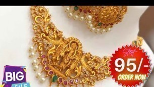 'Rs.95/- jewellery collections | wholesale jewellery | imitation jewellery | online shopping'