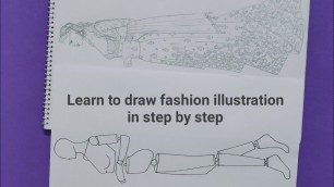 'how to draw  fashion illustration in steps'