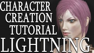 'Dark Souls 3 Character Creation Lightning Final Fantasy 13 Cosplay (PC - 1080p - 60FPS - Ultra)'
