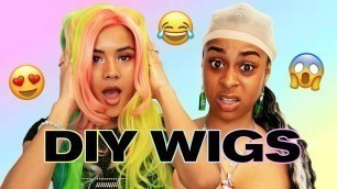 'We Tried To DIY Wigs... and FAILED ~ NAYVA Ep #36 ~ FASHION & BEAUTY'