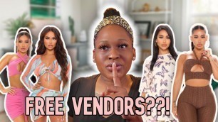 '8 INSTAGRAM BADDIE DROPSHIPPING / WHOLESALE CLOTHING VENDORS | FREE NO LICENSE NEEDED 