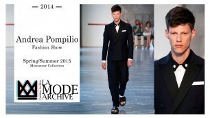 'Andrea Pompilio Fashion Show at Milan Fashion Week - Spring/Summer 2015 Menswear Collection'